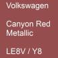 Preview: Volkswagen, Canyon Red Metallic, LE8V / Y8.